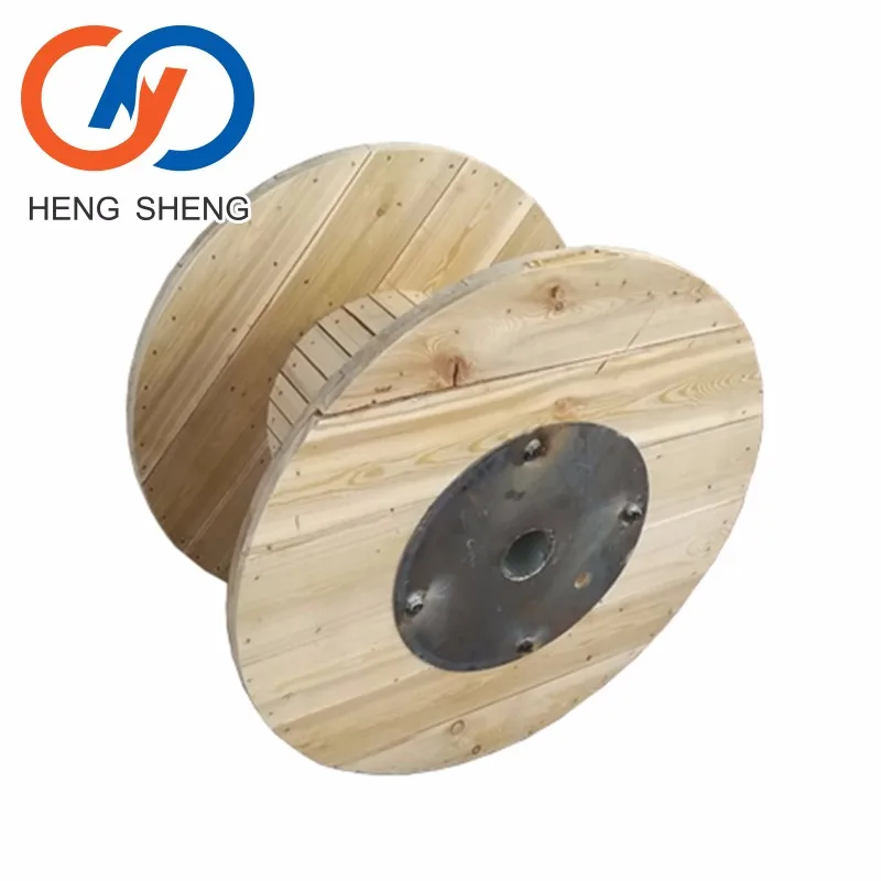 Large Empty Wooden Power Cable Spool For Sale For Packaging Winding