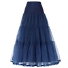 Grace Karin Women's Retro Crinoline Navy Blue Underskirt Petticoat for Vintage Dress CL010421-6