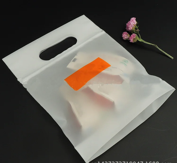Custom Printed Plastic Zip Lock Bags With Die Cut Handle Buy Zip Lock