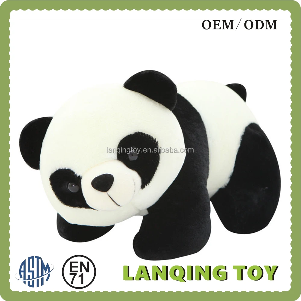 Lucu Big Eye Stuffed Hewan Panda Boneka Mewah Untuk Hadiah Ulang