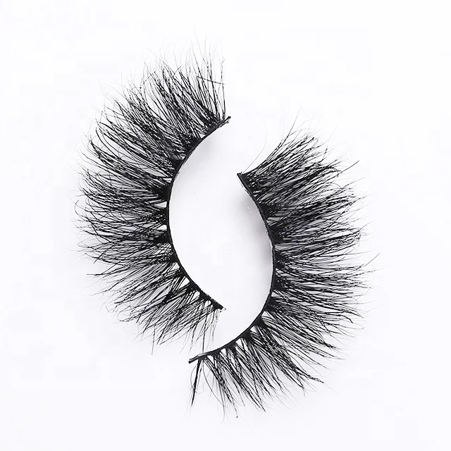 

100% real mink fluffy eyelashes cruelty free handmade 16 mm mink eyelashes vendor