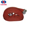 Red high pressure double jacket water pipe fire hose
