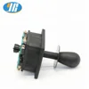 America Style Arcade Joystick BLACK Switchable from 8-way to 4-way operation with Elliptical Black Handle
