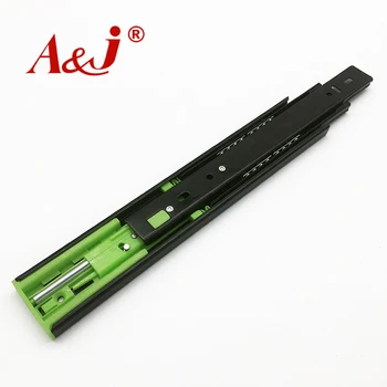 New 45mm Push Open Full Extension Center Mount Drawer Slide View