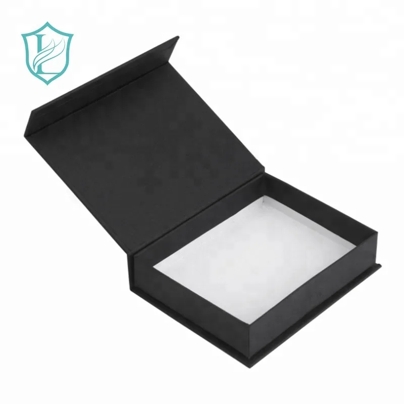 
Custom Logo box Black Matte Paper Luxury Magnetic Gift apparel clothing braiding hair weave wig extension buy Packaging Box 