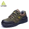 Customize Brand Low Price Men Woodland Industrial Safety Shoes, High Heel Steel Toe Work Boot