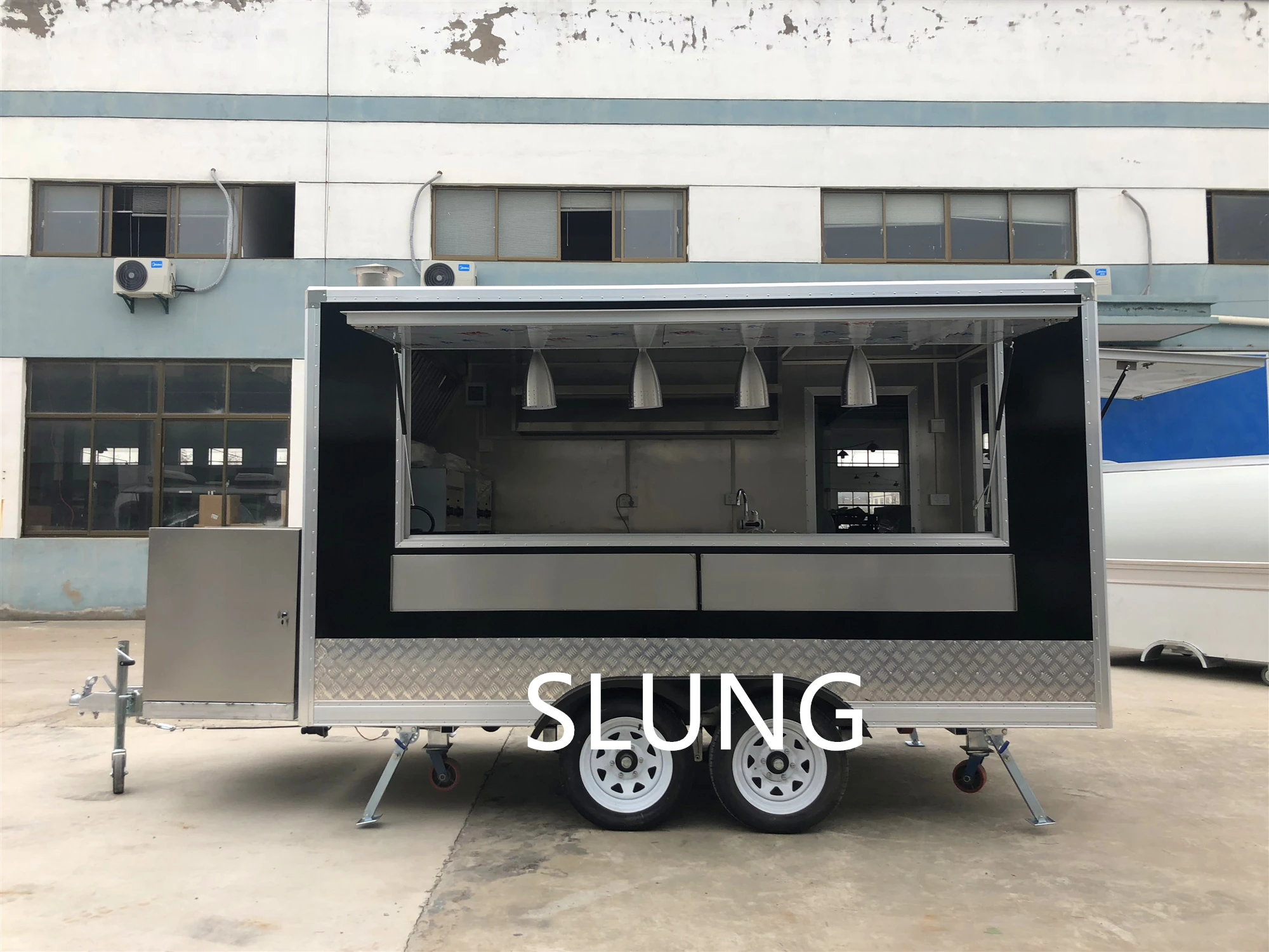Remolcable Camión De Comida Shanghai Silang Fábrica De Comida Móvil