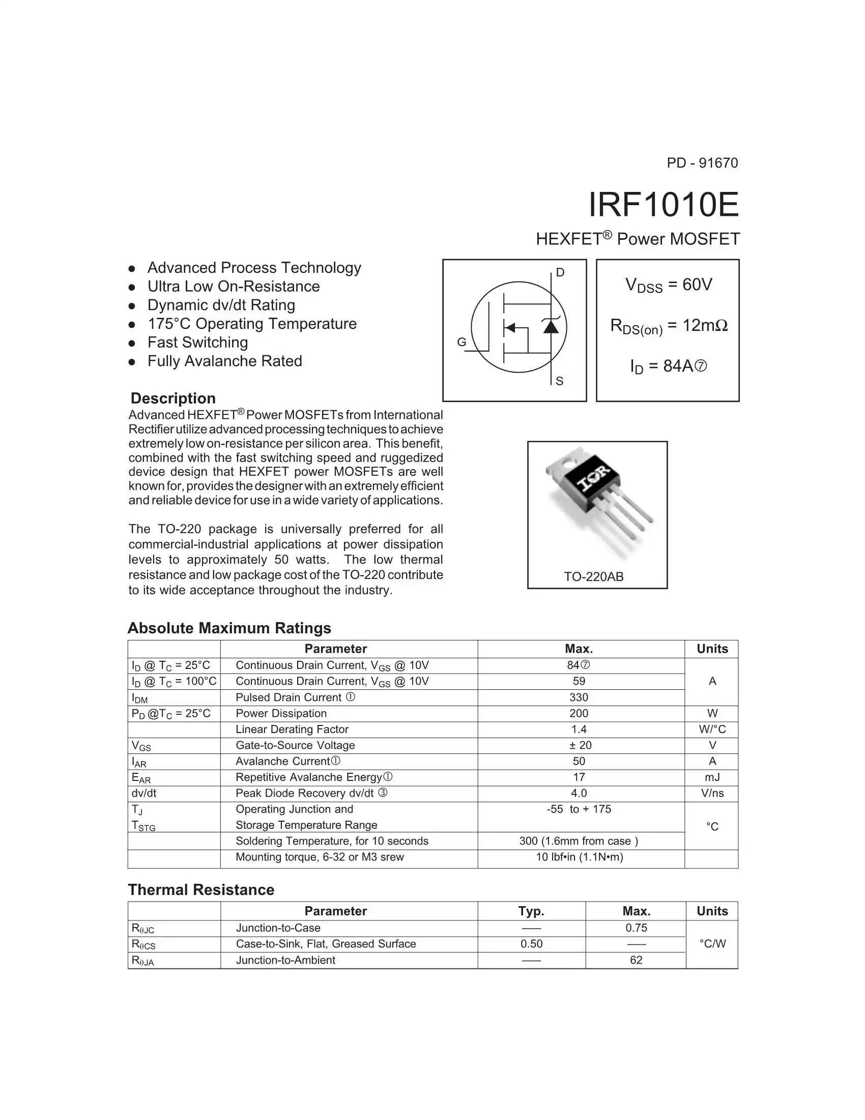 Mosfet Irf E Irf Es Irf Irf E Buy Irf E Irf Irf E Product