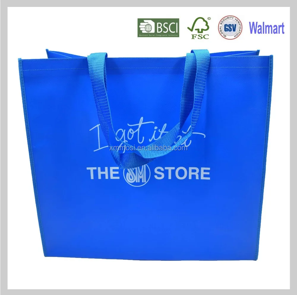Hot sale bag pp non woven bopp bag with bopp layer for shopping and promotion