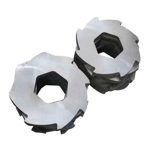 
high wear resistance Scrap hard plastic double shaft shredder blades 