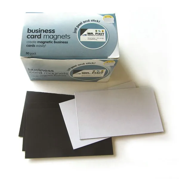 Value Pack Adhesive Inkjet Business Card Holder Fridge