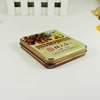 Wholesale rectangular candy chocolate storage bulk small tin case