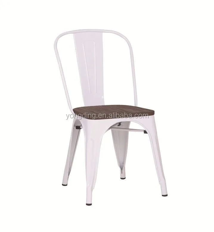 Hot Sale Modern Galvanized Clear High Back Metal Fashion Dinning Chair