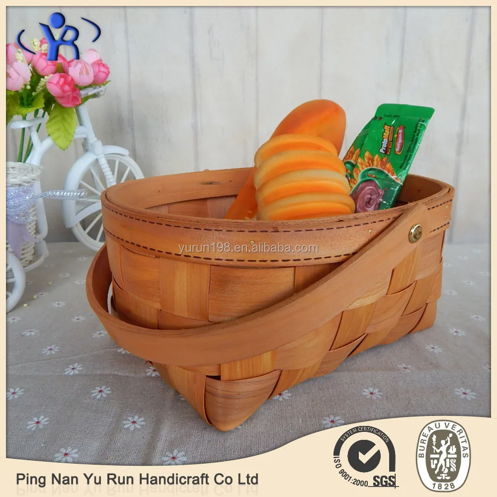 Food Use Woven Wood Chip Hanging Storage Baskets Buy Hanging Storage