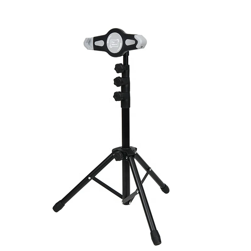 2018 Universal 7-12 inch Tablet Flooring Stand for iPad mobile video foldable cell phone accessories