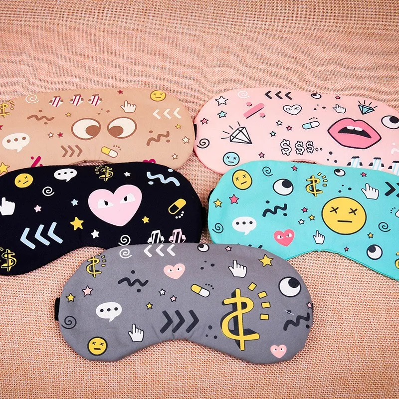 Custom 2017 Reusable Gel Sleeping Eye Mask Target With Plush Backing