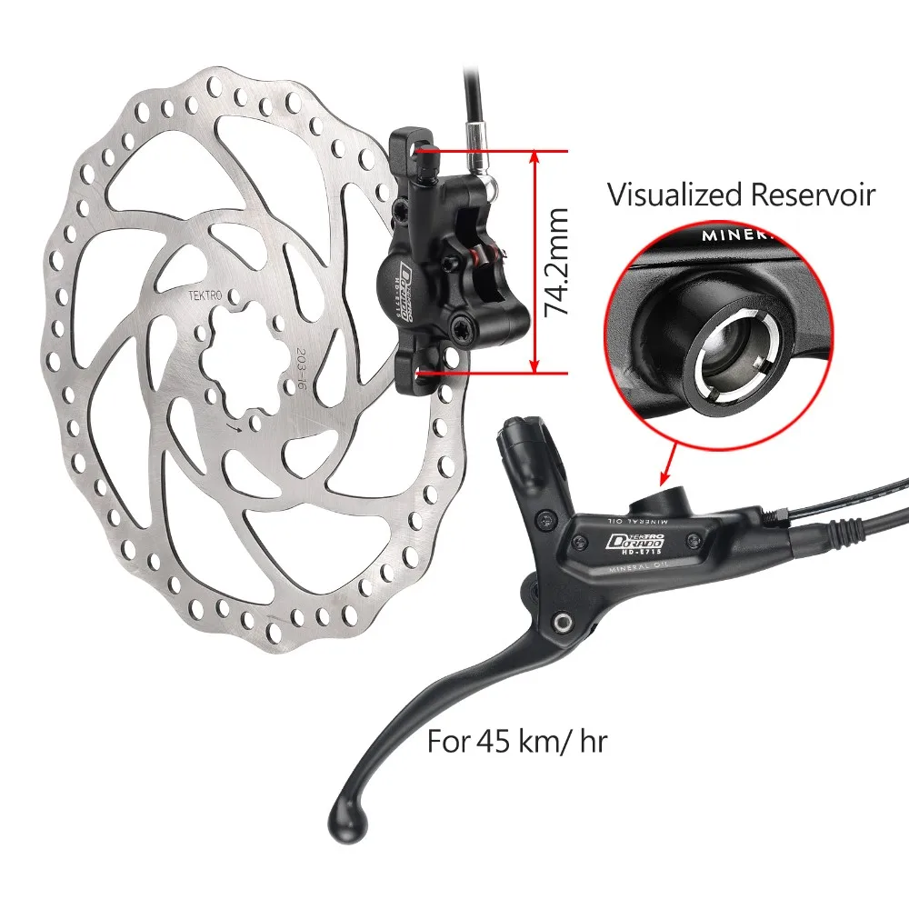 Used For Ebike Hydraulic Disc Brake With Low Price Of Brake System For