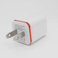 

USB Wall Charger 2.1A Dual Port USB Cube Power Adapter Wall Charger Plug Charging Block Cube for Phone 8/7/6 Plus/X