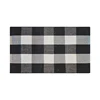 Cotton woven buffalo plaid rug pattern home living room washable Buffalo check floor mat