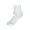 Colorful lace boot cuff crimping socklet flanging bobby socks for girls women