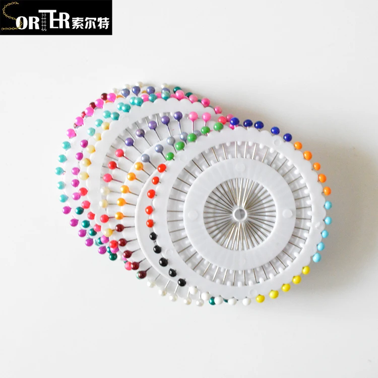 30 Black and White Hijab Scarf Berry Pins SET DRESS MAKERS SEWING 45mm