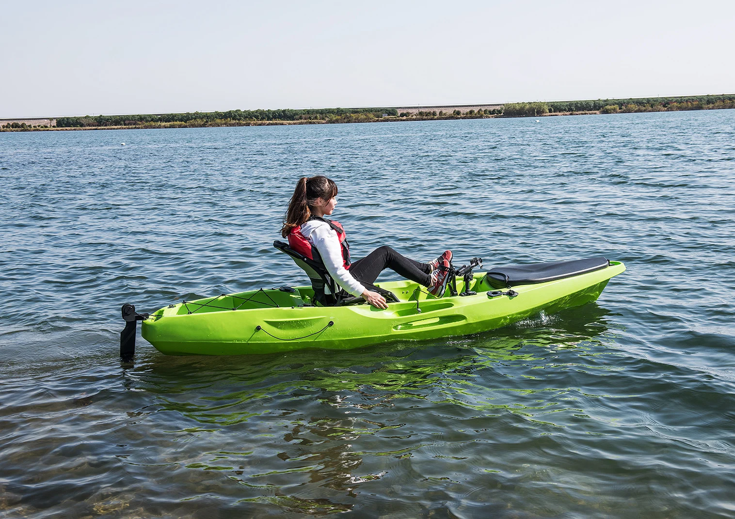 長さ3 2m パドラー1人がラダーシステム付きのペダル式カヤックに座っています Buy ペダル駆動カヤック カヤック カヤック舵 Product On Alibaba Com