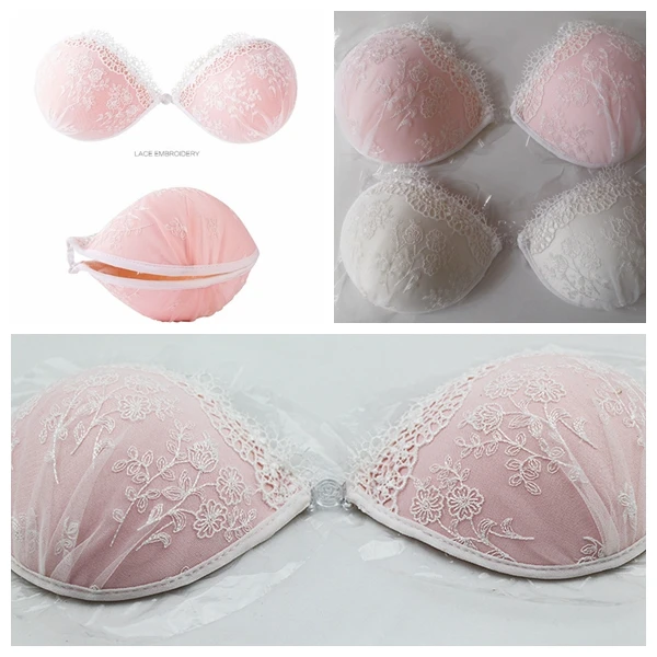 Selfadhesive Lace And Silicone Bra Strapless Backless Push Up