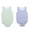 2017 new styles baby kids bubble 100% cotton baby boy jon jon romper cute seersucker shortalls