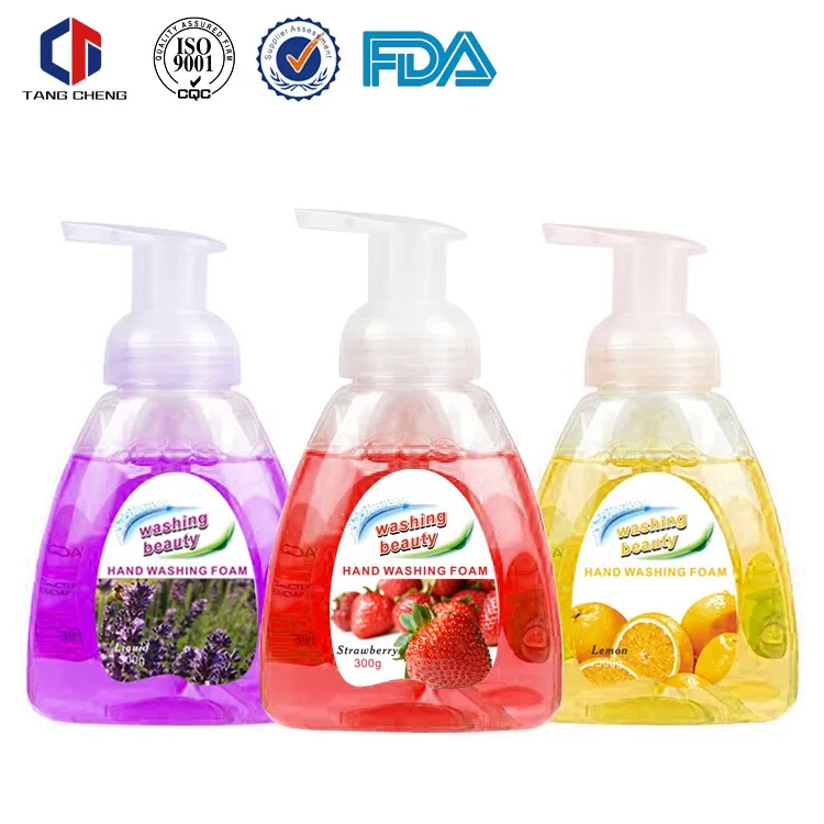 Liquid Hand Soap Customize Nice Scent 300ml Foam Handwash Liquid Soap