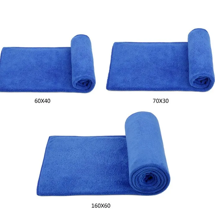 

promotion microfiber towel for cleaning car/microfiber car cleaning cloth/China wholesale micro fiber car wash towel, Blue and dark gray