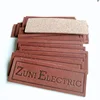 Wholesale OEM NEW design genuine soft work denim patch for bag ,Embossed leather label for clothing