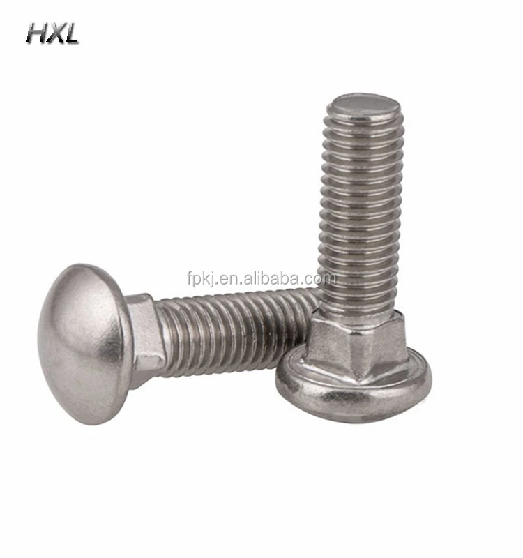 Stainless Big Round Head Coach Carriage Screws Square Neck Bolt Buy