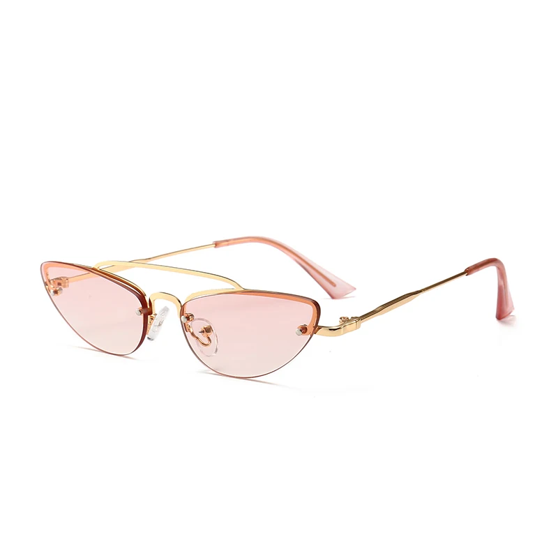 

23733 Superhot Eyewear Fashion Sun glasses 2018 Women Cateye Shades Half Frame Cat eye Sunglasses