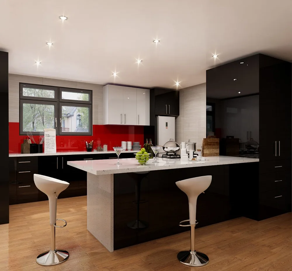 
China Factory Customized Modern Design Kitchen Island Base Cabinets 