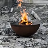 Round Steel Outdoor Fire Pit