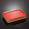 Cheap plastic fast food melamine serving rectangular tray