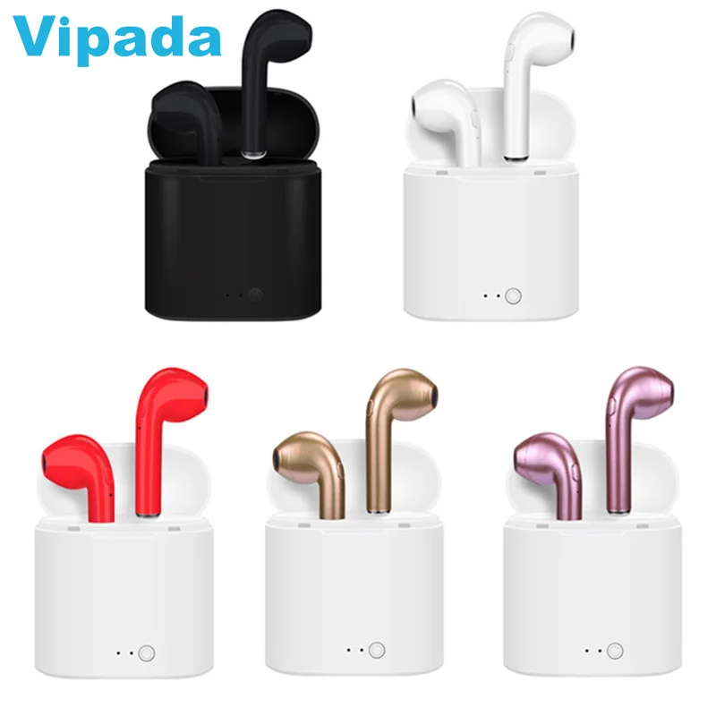 i7s i7 Mini TWS Wireless Bluetooth Earphone Stereo Earbud Headset Wireless Headphone With Charger Box Mic For All Phone