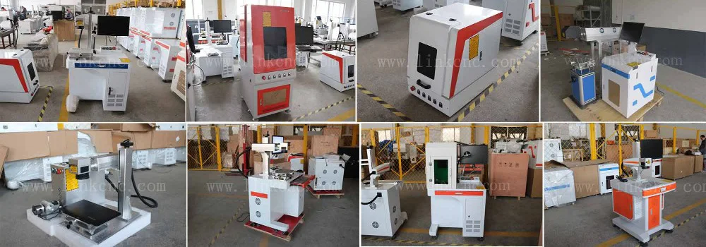 20w Raycus Fully Enclosed Desktop Fiber Laser Marking Machine with CE High Security