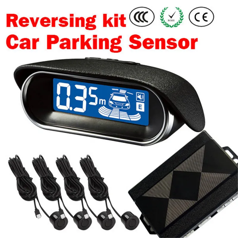 2016 new arrival LCD car parking sensor system reversing kit parking assist system A02