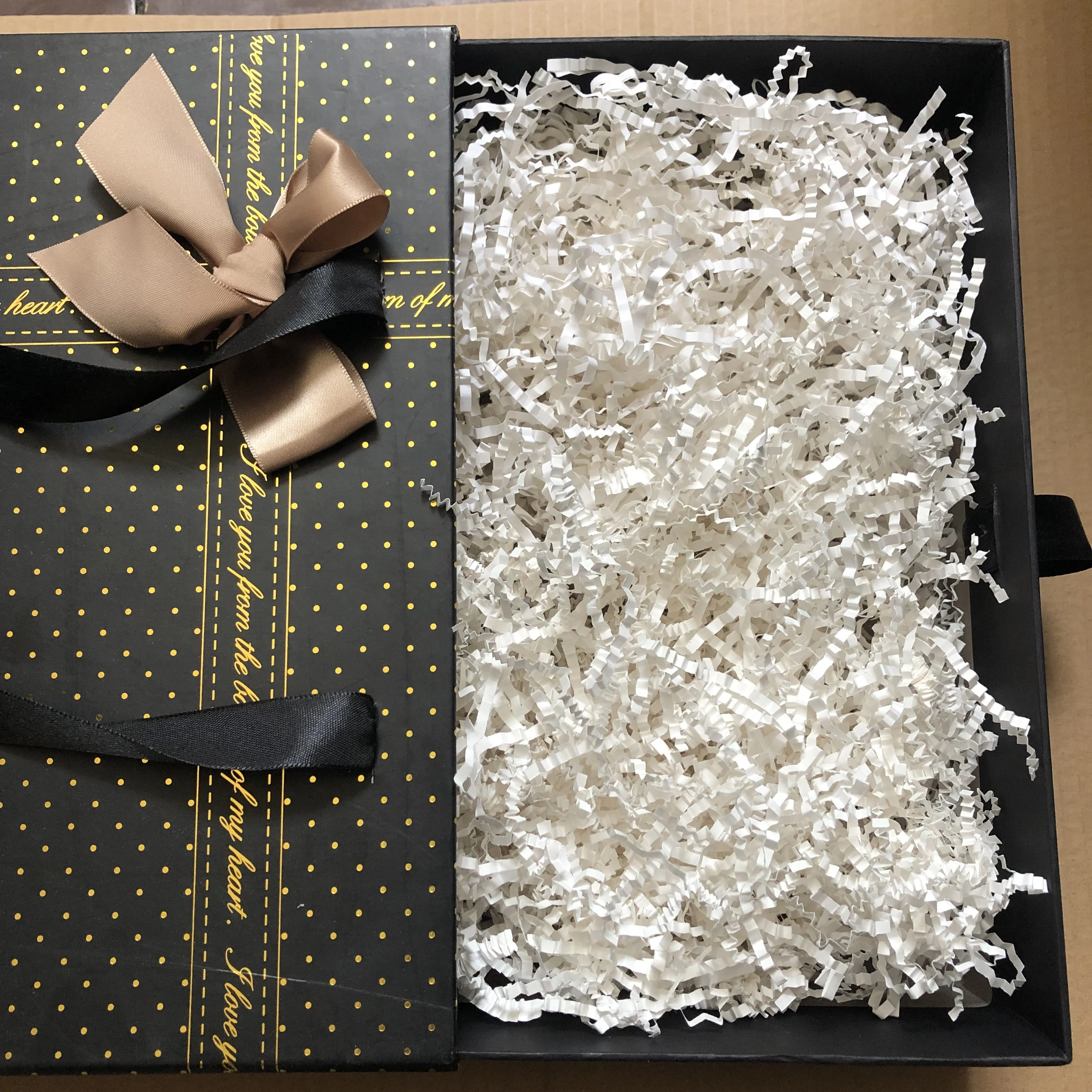 
Super White color shred paper for decoration 