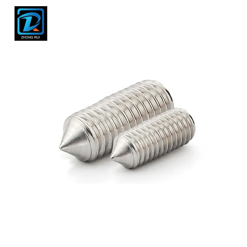
SS304 Cone Point Hex Socket Set Screw DIN914 