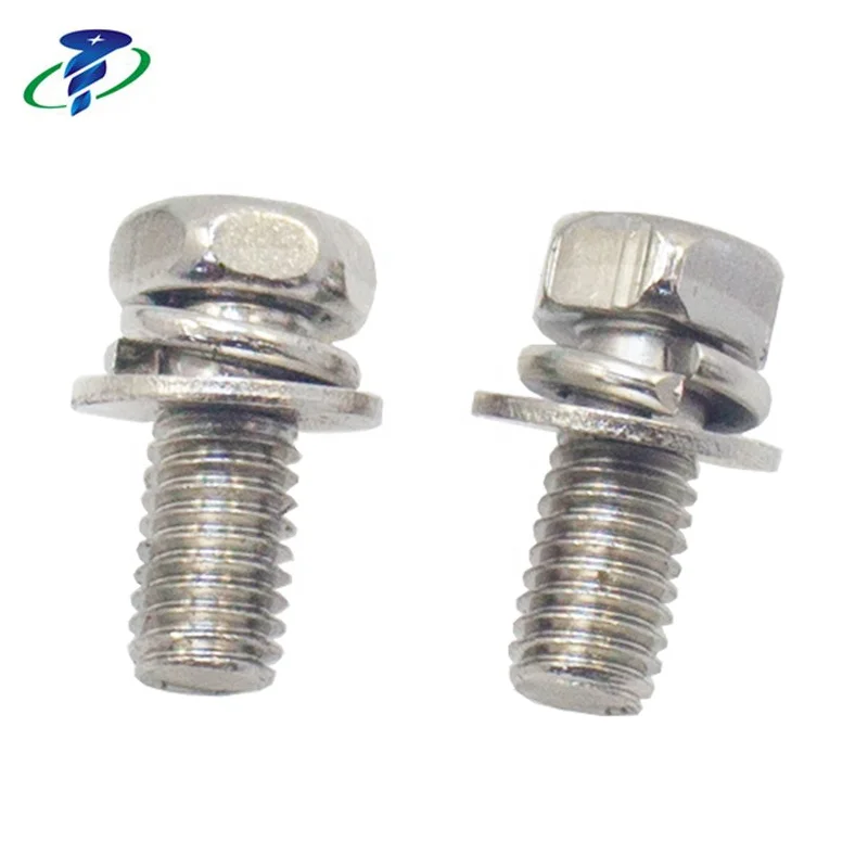 9mm Steel Hex Head Combination Screw Bolt - Buy Combination Screw Bolt ...