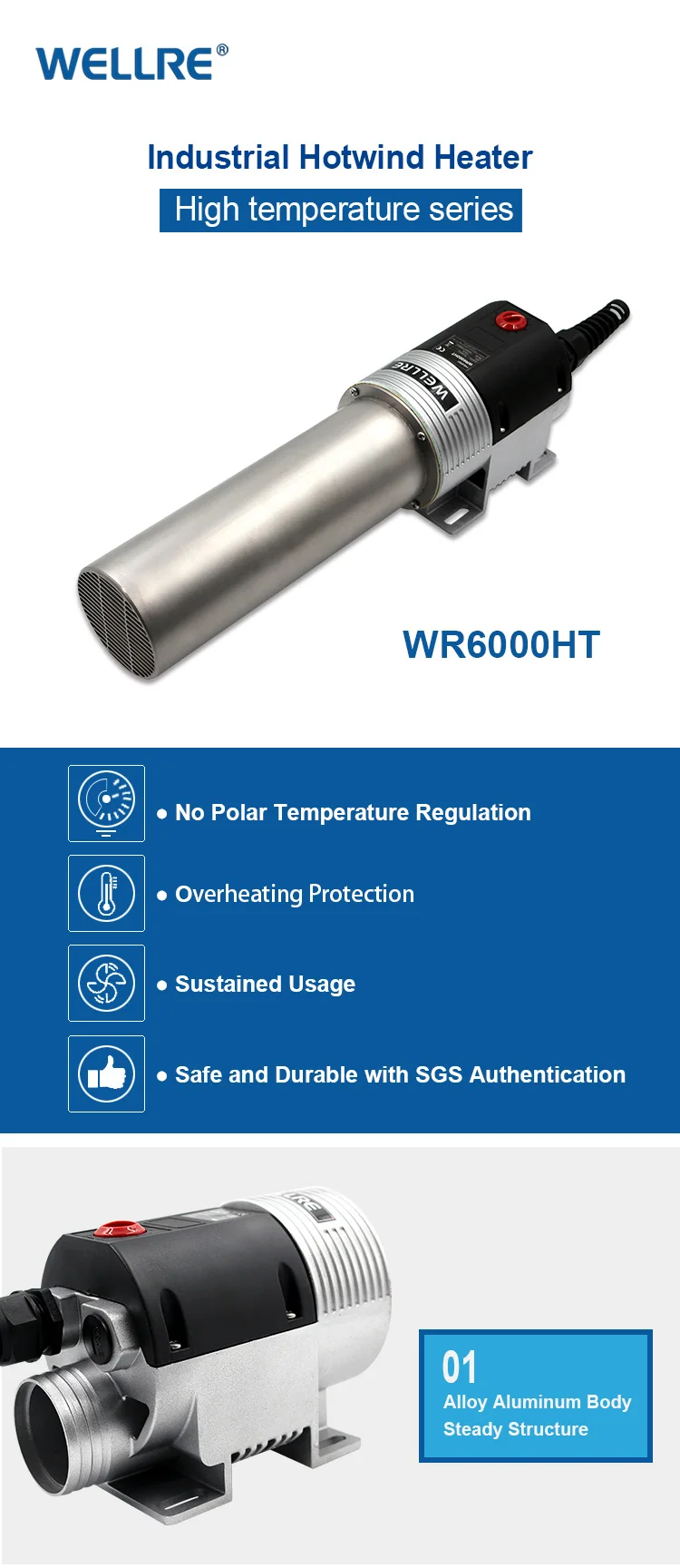 Three Wire 115.214 3*400v 18kw Industrial High Temperature Heating