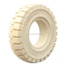china new cheap solid white non marking forklift tires