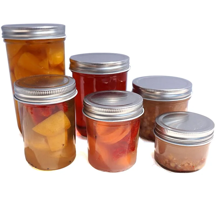 Wide Mouth Mason Jar Glass Food For Jam Jelly 10oz 300ml Clear Food
