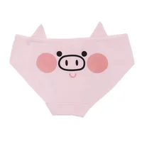 

fashion girl cute printed cotton underwear cartoon panties with ears panty low waist brief with ear