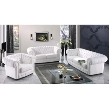2017 Modern Luxury White Chesterfield Sofa For 2017 Modern Luxury White Chesterfield Sofa For