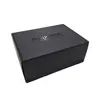 Matt black corrugated mailer corrugated with shining logo UV coated on sale