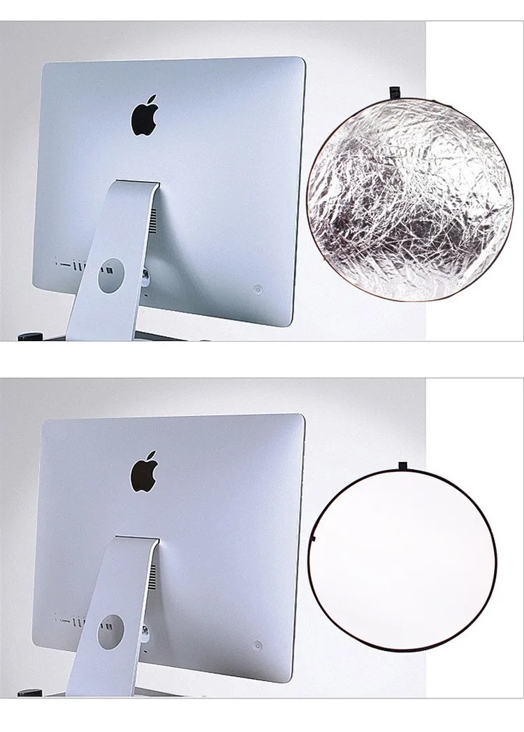 Top quality portable 110cm Multi Disc 5 in 1 colors Photography Reflector