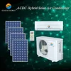9000btu 12000btu ACDC type hybrid 90% split wall home best sale solar power reverse cycle air conditioning